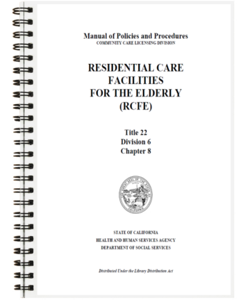 RCFE Regulations 2025