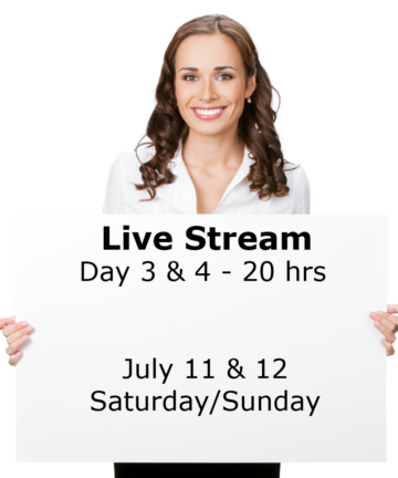 20 Hours – Live Webinar – Day 3 & 4 - July 11 & 12, 2026