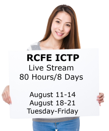 RCFE ICTP - Live Stream Webinar - August 11-14/August 18-21, 2026