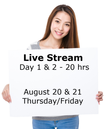 20 Hours – Live Webinars – Day 1 & 2 - August 20 & 21, 2026
