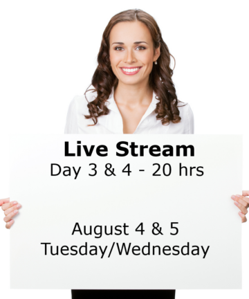 20 Hours – Live Webinar – Day 3 & 4 - August 4 & 5, 2026