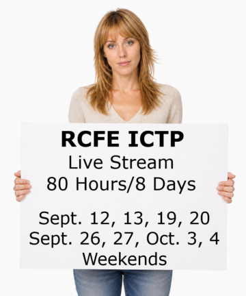 RCFE ICTP - Live Stream Webinar - September 12, 13, 19, 20, 26, 27, October 3, 4, 2026