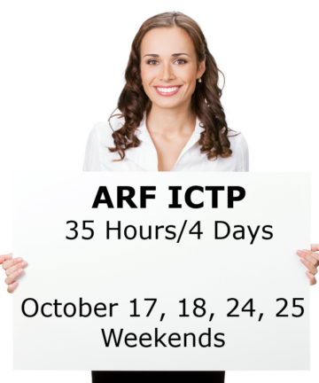 ARF ICTP - Live Stream Webinar - October 17, 18, 24, 25, 2026