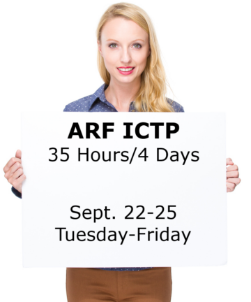 ARF ICTP - Live Stream Webinar - September 22-25, 2026