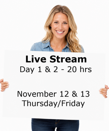 20 Hours – Live Webinars – Day 1 & 2 - November 12 & 13, 2026