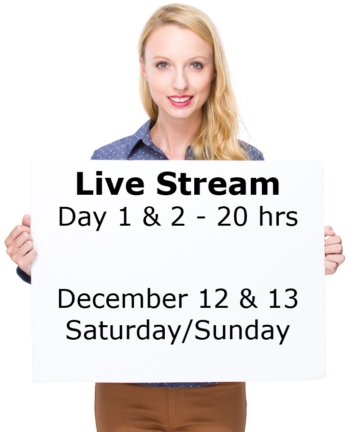20 Hours – Live Webinars – Day 1 & 2 - December 12 & 13, 2026