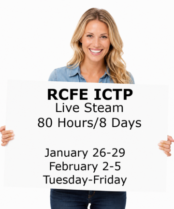 RCFE ICTP - Live Stream Webinar - January 26-29/February 2-5, 2027