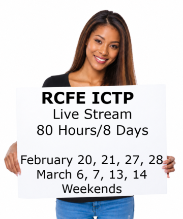 RCFE ICTP - Live Stream Webinar - February 20, 21, 27, 28, March 6, 7, 13, 14, 2027